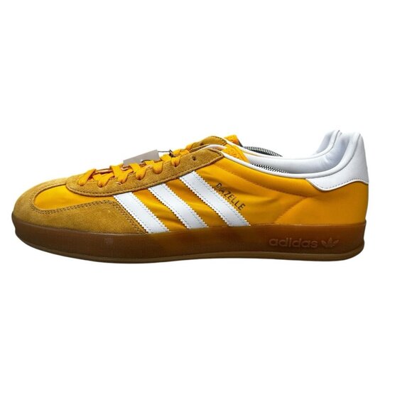 Adidas Gazelle Indoor Crew Yellow White Shoes IE6606 Men\'s Sizes 12 - 13 *